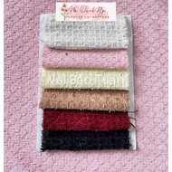 Tweed velvet fabric in 6 colors