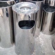 High Stainless Ashtray Trash | Ashtray Hotel Mall Trash Can