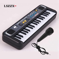 [LszzxMY] Piano for Kids, Electronic Keyboard Piano 37 Keys, Kids Piano Keyboard with Microphone, Mu