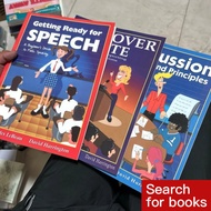 English books discover debate、discussion process and principles、getting ready for speech Second-hand