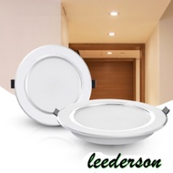 【HOT NEW】 LEEDERSON LED Downlight 3W 5W 7W 9W 12W 15W 18W Round Recessed Ceiling Light 220v for Indoor Lighting