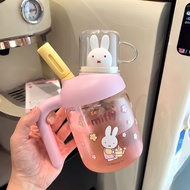 [PREORDER] 750ml Miffy Glass – Cute Tea Infuser Glass Bottle