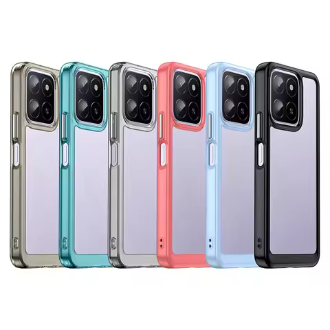For Honor X6b Case For Honor X6b X6a X5b Plus Cover Colorful Soft Edge Silicone Transparent Shockpro
