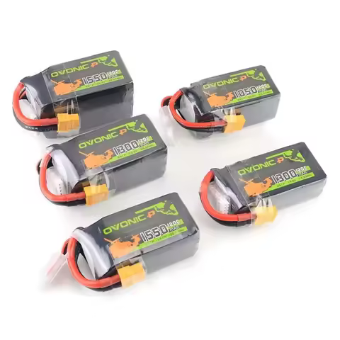OVONIC 3S 4S 6S Lipo Battery 450 850mAh 1050mAh 1300mAh 1550mAh LiPo Battery Pack For FPV Helicopter