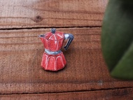 摩卡咖啡壺繡線別針