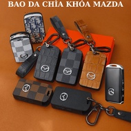 Mazda CX-5 2023-24 Leather Key Cover, Mazda cx30,Mazda cx3 Key Cover, Mazda3,M2,M6,Mazda cx8 2024 Ke