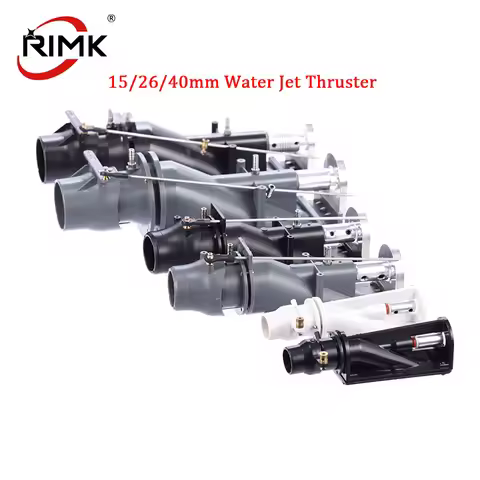 Water Jet Thruster RC Boat 15/26/40mm Water Jet Thruster Boat Pump Spray with 2 blades/3 blades Prop