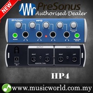 PreSonus HP4 4-Ch Headphone Amplifier 4-channel Headphone Monitor Amp (HP 4)