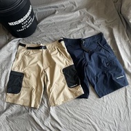 全新日本Montbell日系户外撞色大口袋休閒拼接短褲Montbell Shorts Montbell短褲