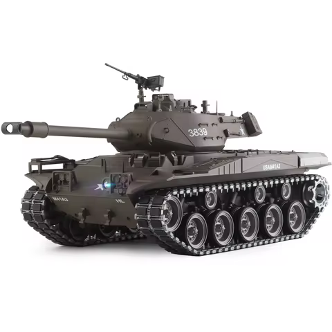 Heng Long rc tanks 1/16 U.S. M41A3 Walker Bulldog tank Model(Metal Rubber-coated Track & Road Wheel)