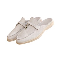 hfo Baotou Slippers - Women's Genuine Leather Casual Slip-Ons