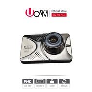 (กันน้ำ100% + รับประกัน 1 ปี) Ucam กล้องติดรถยนต์ รุ่น K9 PRO รุ่นใหม่ 2กล้อง จอ 3.2 นิ้ว กล้องหน้าแ