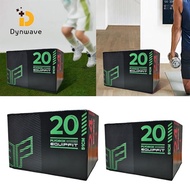 Dynwave 3 in 1 Plyometric Jumping Box Equipment Jumping Exercise Box Step up Box for Lunges Conditio