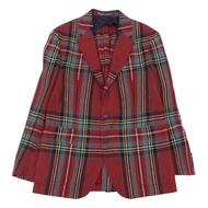 成色極佳 ▲ POLO RALPH LAUREN 100% 亞麻格紋修身西裝RED， 40R 碼，葡萄牙製造，正品，男士