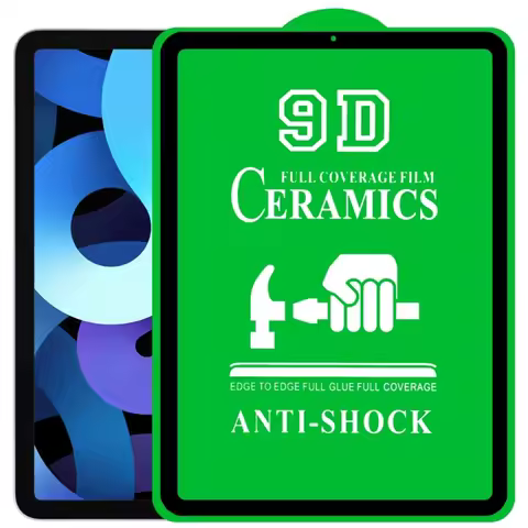 9D Full Screen Glue Tablet Ceramic Film For iPad mini 6 / iPad 10.2 2020 2021 / iPad Air 2 9.7 / iPa