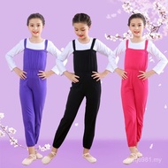Gymnastics Clothes Ready Stock Pants Pants Dance Clothing Suspenders Cotton Children's Clothing Trai
