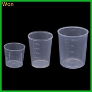 Won 3Pcs Resin Mixing Cups Plastic Measuring Cups Multipurpose Measuring Cups Epoxy Mixing Cups Liqu