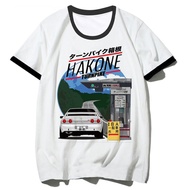 Harajuku Style Initial D Female T-Shirt | '80s & '00s Retro Fashion | Comfortable & Breathable