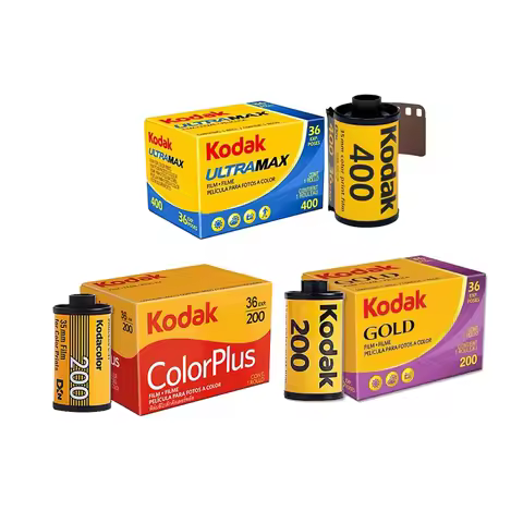 3Rolls KODAK ColorPlus 200 /UltraMax 400/Gold 200 Color Print 35mm Film 36 Exposure Per Roll Fit For