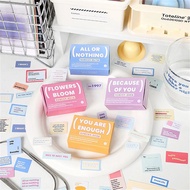 100pcs/pack Kawaii Words Stickers Junk Journal Supplies DIY Scrapbooking Material Label Diary Cup Ph
