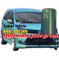 Millennium jade green pet series car scooter sticker