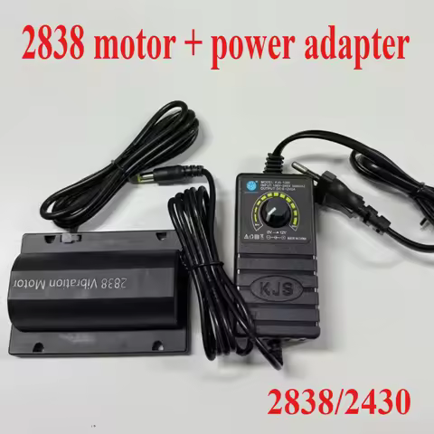 2838/2430 Vibration Motor with Power Controller 4300RPM 12V24V Massage Table Chair Motor