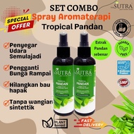 2 For RM 54 Pandan Aromatheraphy Multipurpose| Spray Spray Aromaterapi Bunga Rampai