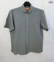 COACH HOUSE แท้ อก46 เสื้อเชิ๊ตแขนสั้นลายสก๊อตถี่สปอตคลาสสิก