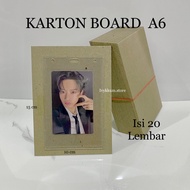 [Contents 20 Sheets] Cardboard Gray Board Packing Photocard 2mm A6| Board Cardboard Paper