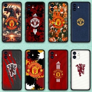 Case for OPPO A18 A38 A58 A78 4G A98 F23 Reno 8T 5G 7z 8z 7Lite 518X Man united Silicone Phone Case 
