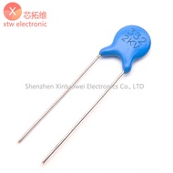 (50Pcs) 2KV High-voltage Ceramic Capacitor 2KV332 3300pF 3.3nF Blue Plug-in Capacitor