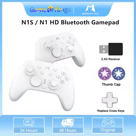 MABAPAD2.4G Wireless Bluetooth Controller with Hall Effect Joysticks N1 HD for Windows Nintendo Swit