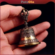 PETSOLA Bronze Bell Tibetan Bell Accessories Hanging for Wedding Front Door Temple