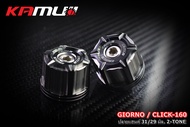 ปลายแฮนด์ 31/29 มิล. KAMUI 2-Tone   ตรงรุ่น GIORNO+ / Click 160 -ราคา  650 บาท
