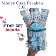 Kue Ultah Uang Asli / Kue Tart Uang / Money Cake /Kue Uang Ulang Tahun