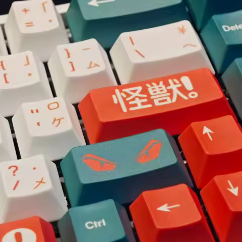 Kaiju keycaps cherry profile PBT Dye sub Mechanical Keyboard Keycap Set