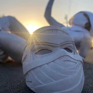 2022 Moonlight Knight Mo Knight Moonlight Knight Latex Mask Face Mask Movie cosplay Headgear