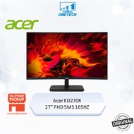 Acer ED270R Monitor (27" FHD VA/5MS/165Hz/3 Years Warranty)