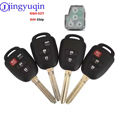 jingyuqin FCC: GQ4-52T KYDZ Replacement Keyless Entry Remote Car Key Fob for Toyota Rav4 2013-2018 W