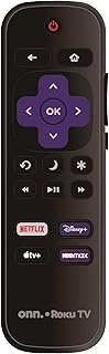 OEM Replacement Remote Control Compatible with All ONN. Roku TV Smart 4K Ultra HDTV 【Only Works with Onn. Roku TV, Not for Roku Stick and Roku Box】 (Netflix/Disney Plus/Apple TV+ /HBO Max)
