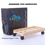 Project - computer cpu stand sliding cpu base/ cpu shelf/