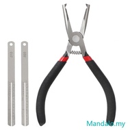 MEET Pack of 45 Degree Inner Jaw Guitar Fret Puller 6 Inch Design Featuring 2 Spacers Ensuring Gentl