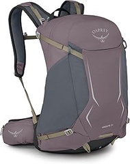 Osprey Hikelite 28L Durable Hiking Backpack - Travel Daypack with Rain Cover for Men and Women, Grap