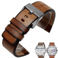 24mm Quick Release Leather Replacement Strap Band Wrist Strap For Fossil Watch GoI7