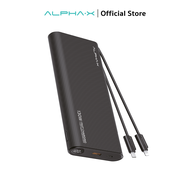 PowerBank ALPHA-X C130W 20000mAh fast charge 100W พาวเวอร์แบงค์ มาพร้อมสายชาร์จในตัว type c /L-Cabl