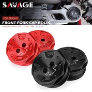 Front Fork Cover Bolts For DUCATI Panigale 899 959 1199 1299 Panigale V2 V4 Motorcycle Accessories S