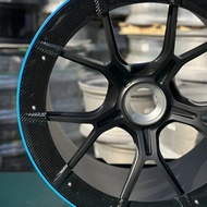 GVICHN Monoblock Wheels Custom Aluminum Alloy Rims with Carbon Fiber Ring 19 20 21 22 24 26 Inch For