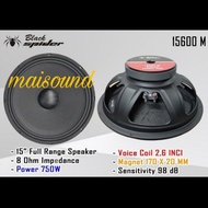 speaker komponen black spider 15600 m woofer blackspider 15600m 750w