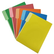 Manila Color Five-Color Single-Page Folder Single-Piece Folder Office Data Classification