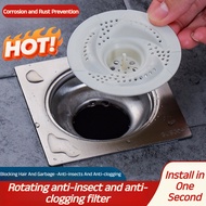 【Vortex Anti-Clog Design】Vortex Style Floor Drain/Bathroom Hair Collector/Kitchen Bathroom Drain Rot